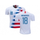 USA #18 Novakovich Home Soccer Country Jersey