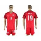 USA #19 Miazga Away Soccer Country Jersey2