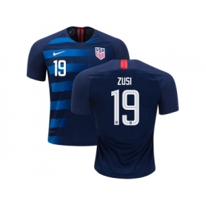 USA #19 Zusi Away Soccer Country Jersey