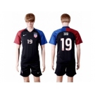 USA #19 Zusi Away(Three Star) Soccer Country Jersey