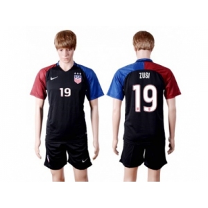 USA #19 Zusi Away(Three Star) Soccer Country Jersey