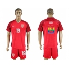 USA #19 Zusi Red Rainbow Soccer Country JerseyUSA #19 Zusi Red Rainbow Soccer Country Jersey