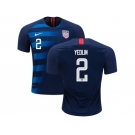 USA #2 Yedlin Away Soccer Country Jerse