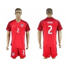 USA #2 Yedlin Away Soccer Country Jersey2