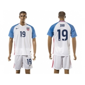 USA #20 Cameron Away Soccer Country Jersey4