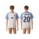 USA #20 Cameron Home Soccer Country Jersey23