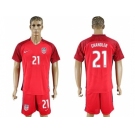 USA #21 Chandler Away Soccer Country Jersey2