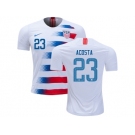 USA #23 Acosta Home Soccer Country Jersey