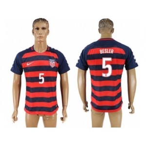 USA #5 Besler Away Soccer Country Jersey