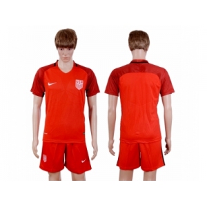 USA Blank Away Soccer Country Jersey2