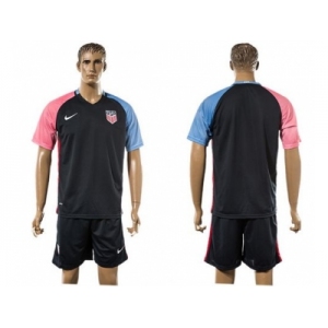 USA Blank Away Soccer Country Jersey4