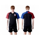 USA Blank Away Three Star Soccer Country Jersey