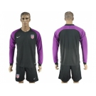 USA Blank Black Goalkeeper Long Sleeves Soccer Country Jersey