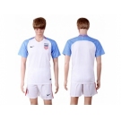 USA Blank Home Three Star Soccer Country Jersey