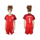 Women's USA #1 Howard Away Soccer Country Jersey