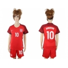 Women's USA #10 Donovan Away Soccer Country Jersey