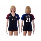Women's USA #21 Chandler Away Soccer Country Jersey4