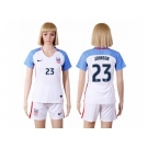 Women's USA #23 Johnson Home Soccer Country Jersey