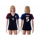 Women's USA #5 Besler Away Soccer Country Jersey4