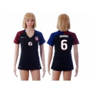 Women's USA #6 Brooks Away Soccer Country Jersey4