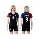 Women's USA #9 Johannsson Away Soccer Country Jersey2