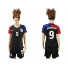 Women's USA #9 Johannsson Away Soccer Country Jersey3