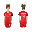 Women's USA #9 Johannsson Away Soccer Country Jersey
