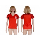 Women's USA Blank Away Soccer Country Jersey1