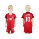 USA #10 LLOYD Away Kid Soccer Country Jersey