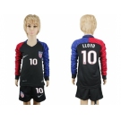 USA #10 LLOYD Away Long Sleeves Kid Soccer Country Jersey1