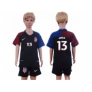 USA #13 Jones Away Kid Soccer Country Jersey