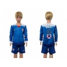 USA #8 Dempsey Independence Day Away Long Sleeves Kid Soccer Country Jersey