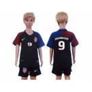 USA #9 Johannsson Away Kid Soccer Country Jersey