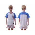 USA Blank Home Kid Soccer Country Jersey