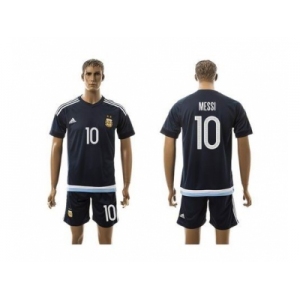 Argentina #10 Messi Away Soccer Country Jersey