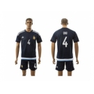 Argentina #4 Gino Away Soccer Country Jersey