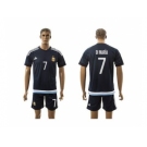 Argentina #7 Di Maria Away Soccer Country Jersey