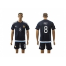 Argentina #8 Perez Away Soccer Country Jersey