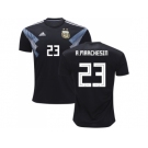 Argentina #23 A.Marchesin Away Kid Soccer Country Jersey