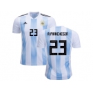 Argentina #23 A.Marchesin Home Kid Soccer Country Jersey