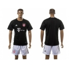 Bayern Munchen Blank Goalkeeper Black Soccer Club Jersey