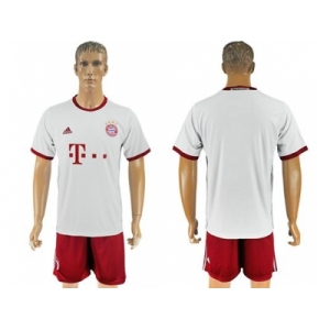 Bayern Munchen Blank White Soccer Club Jersey