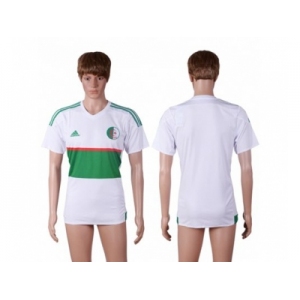 Algeria Blank White Home Soccer Country Jersey