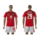 Austria #29 Almer Red Home Soccer Country Jersey