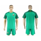 Brazil Blank Green Goalkeeper Soccer Country Jersey