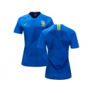 Women Brazil Blank Away Soccer Country Jersey