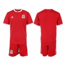 Wales Blank Red Home Soccer Country Jerseys