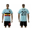 Belgium #20 Fellaini Away Soccer Country Jersey