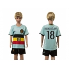 Belgium #18 Nainggolan Away Kid Soccer Country Jersey