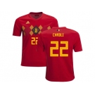 Belgium #22 Chadli Home Kid Soccer Country Jersey